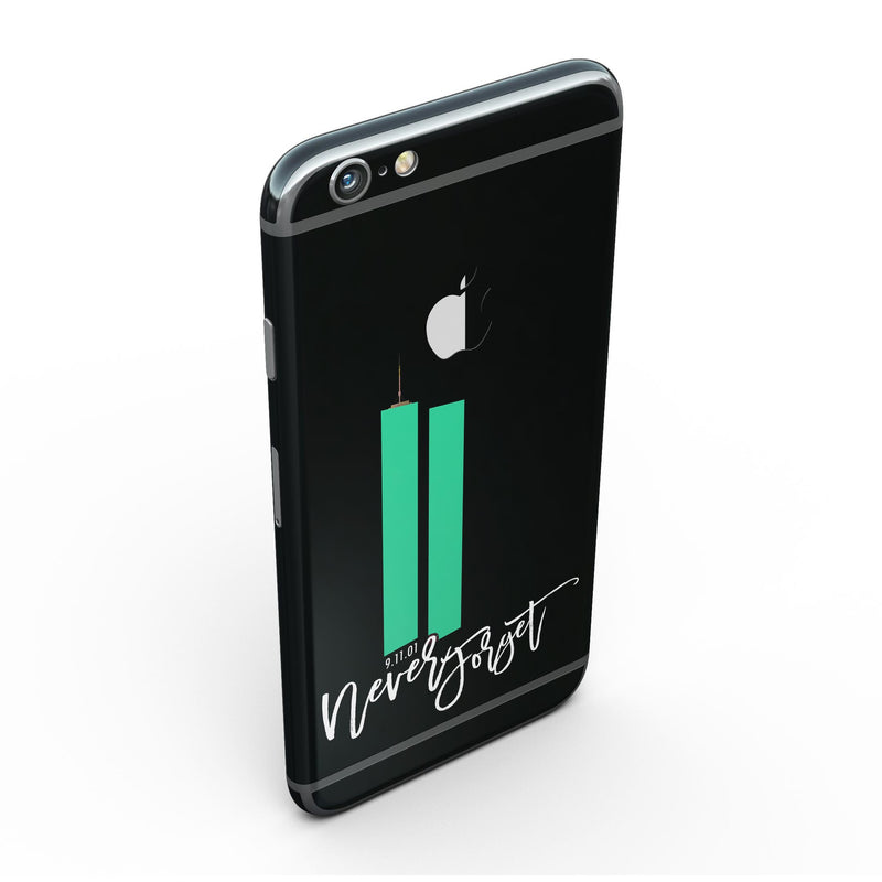 Never Forget 9/11 V14 - Six-Piece Skin Kit for the iPhone 6/6s or 6/6s Plus