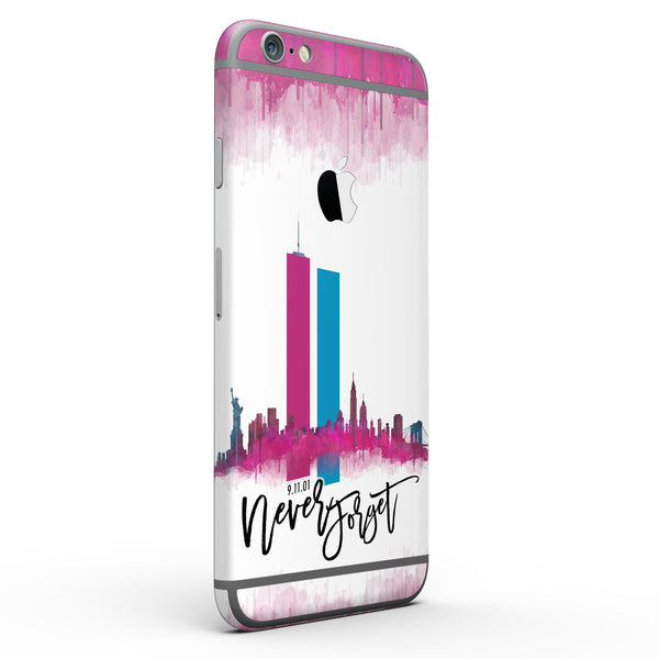 Never Forget 9/11 V2 - Six-Piece Skin Kit for the iPhone 6/6s or 6/6s Plus