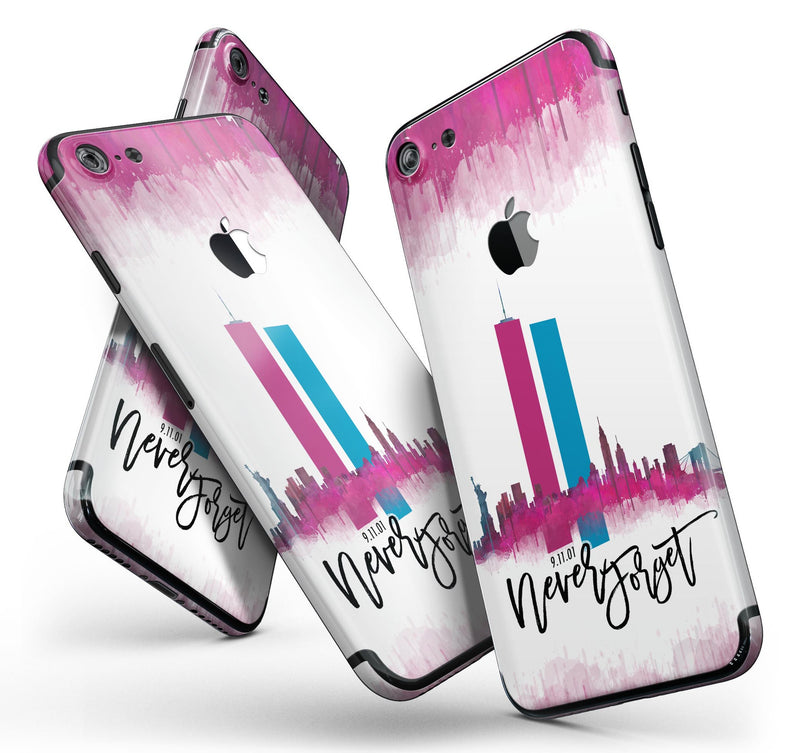 Never Forget 9/11 v2 - 4-Piece Skin Kit for the iPhone 7 or 7 Plus