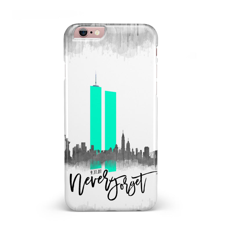 Never Forget 9/11 v4 - iPhone 6/6s or 6/6s Plus INK-Fuzed Case