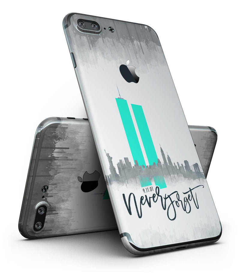 Never Forget 9/11 v4 - 4-Piece Skin Kit for the iPhone 7 or 7 Plus