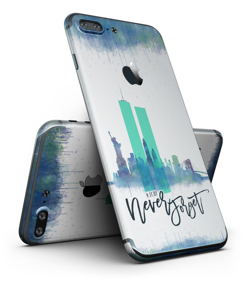 Never Forget 9/11 v5 - 4-Piece Skin Kit for the iPhone 7 or 7 Plus