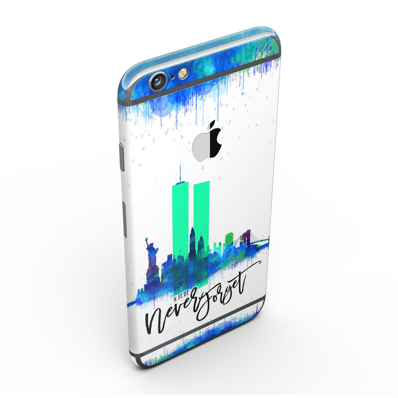 Never Forget 9/11 V6 - Six-Piece Skin Kit for the iPhone 6/6s or 6/6s Plus