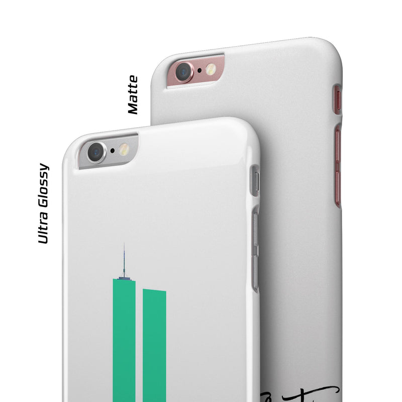 Never Forget 9/11 v7 - iPhone 6/6s or 6/6s Plus INK-Fuzed Case