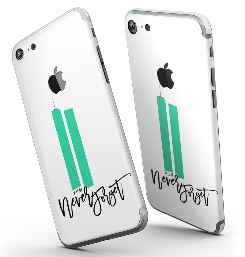 Never Forget 9/11 v7 - 4-Piece Skin Kit for the iPhone 7 or 7 Plus