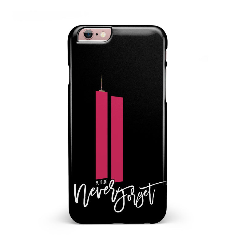 Never Forget 9/11 v9 - iPhone 6/6s or 6/6s Plus INK-Fuzed Case