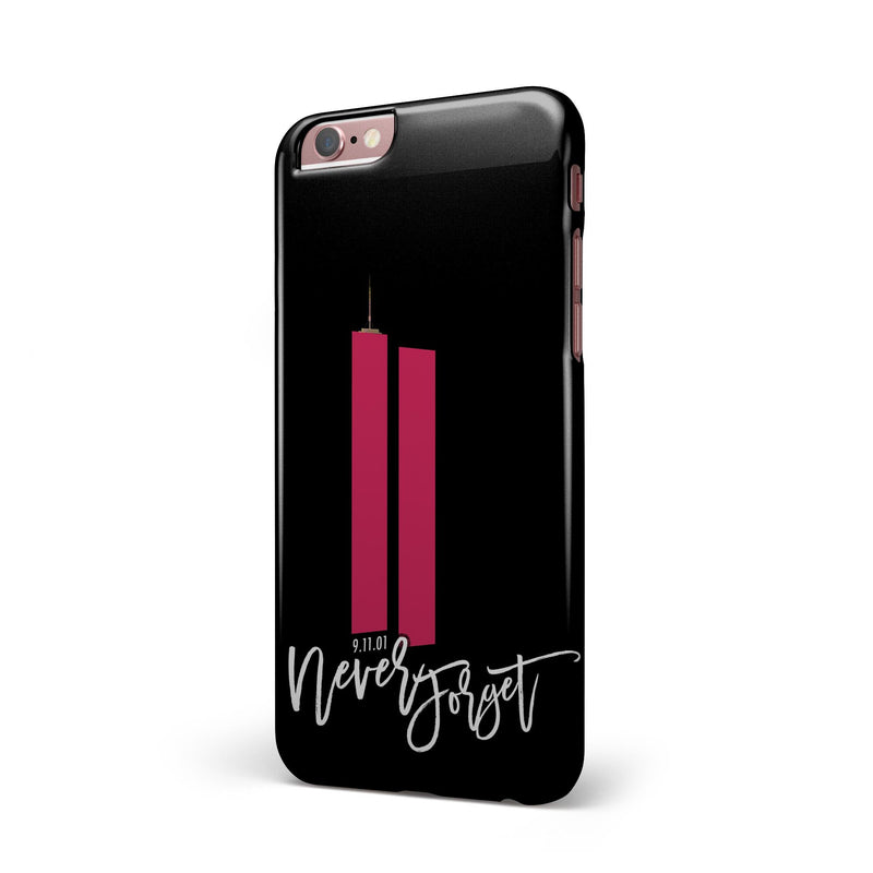 Never Forget 9/11 v9 - iPhone 6/6s or 6/6s Plus INK-Fuzed Case