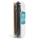 Never Give Up! iPhone 6/6s or 6/6s Plus 2-Piece Hybrid INK-Fuzed Case
