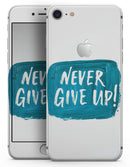 Never Give Up! - Skin-kit for the iPhone 8 or 8 Plus