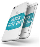 Never Give Up! - Skin-kit for the iPhone 8 or 8 Plus