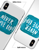 Never Give Up! - iPhone X Clipit Case