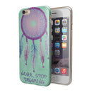 Never Stop Dreaming Dreamcatcher iPhone 6/6s or 6/6s Plus 2-Piece Hybrid INK-Fuzed Case