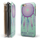 Never Stop Dreaming Dreamcatcher iPhone 6/6s or 6/6s Plus 2-Piece Hybrid INK-Fuzed Case