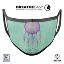 Never Stop Dreaming Dreamcatcher - Made in USA Mouth Cover Unisex Anti-Dust Cotton Blend Reusable & Washable Face Mask with Adjustable Sizing for Adult or Child