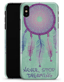 Never Stop Dreaming Dreamcatcher - iPhone X Clipit Case