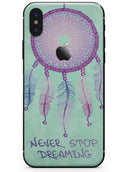 Never Stop Dreaming Dreamcatcher - iPhone X Skin-Kit