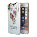 Never Stop Dreaming Watercolor Catcher iPhone 6/6s or 6/6s Plus 2-Piece Hybrid INK-Fuzed Case