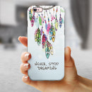 Never Stop Dreaming Watercolor Catcher iPhone 6/6s or 6/6s Plus 2-Piece Hybrid INK-Fuzed Case