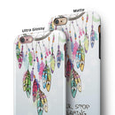 Never Stop Dreaming Watercolor Catcher iPhone 6/6s or 6/6s Plus 2-Piece Hybrid INK-Fuzed Case
