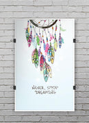 Never_Stop_Dreaming_Watercolor_Catcher_PosterMockup_11x17_Vertical_V9.jpg