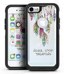 Never Stop Dreaming Watercolor Catcher - iPhone 7 or 8 OtterBox Case & Skin Kits