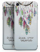 Never Stop Dreaming Watercolor Catcher - Skin-kit for the iPhone 8 or 8 Plus