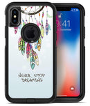 Never Stop Dreaming Watercolor Catcher - iPhone X OtterBox Case & Skin Kits