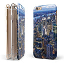 Night Aerial NYC iPhone 6/6s or 6/6s Plus 2-Piece Hybrid INK-Fuzed Case