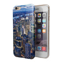 Night Aerial NYC iPhone 6/6s or 6/6s Plus 2-Piece Hybrid INK-Fuzed Case