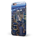 Night Aerial NYC iPhone 6/6s or 6/6s Plus 2-Piece Hybrid INK-Fuzed Case