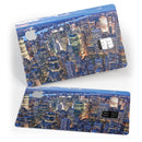 Night Aerial NYC - Premium Protective Decal Skin-Kit for the Apple Credit Card