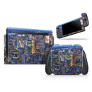 Night Aerial NYC // Skin Decal Wrap Kit for Nintendo Switch Console & Dock, Joy-Cons, Pro Controller, Lite, 3DS XL, 2DS XL, DSi, or Wii - Vinyl Skin Wrap for Nintendo Switch 2, OLED, Lite, Pro Controller, Wii & Classic Handhelds