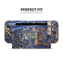 Night Aerial NYC // Skin Decal Wrap Kit for Nintendo Switch Console & Dock, Joy-Cons, Pro Controller, Lite, 3DS XL, 2DS XL, DSi, or Wii - Vinyl Skin Wrap for Nintendo Switch 2, OLED, Lite, Pro Controller, Wii & Classic Handhelds
