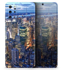 Night Aerial NYC - Premium Vinyl Skin Decal for Samsung Galaxy S25 Ultra, S24, S23, S22 & All Galaxy S Models