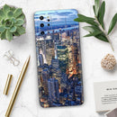 Night Aerial NYC - Premium Vinyl Skin Decal for Samsung Galaxy S25 Ultra, S24, S23, S22 & All Galaxy S Models
