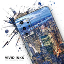 Night Aerial NYC - Premium Vinyl Skin Decal for Samsung Galaxy S25 Ultra, S24, S23, S22 & All Galaxy S Models