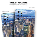 Night Aerial NYC - Premium Vinyl Skin Decal for Samsung Galaxy S25 Ultra, S24, S23, S22 & All Galaxy S Models