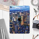 Night Aerial NYC - Full Body Skin Decal for the Apple iPad Pro 12.9", 11", 10.5", 9.7", Air or Mini (All Models Available)