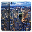 Night Aerial NYC - Full Body Skin Decal for the Apple iPad Pro 12.9", 11", 10.5", 9.7", Air or Mini (All Models Available)