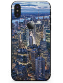 Night Aerial NYC - iPhone X Skin-Kit