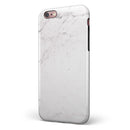 Neutral Gray and White Marble Surface iPhone 6/6s or 6/6s Plus 2-Piece Hybrid INK-Fuzed Case