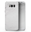 Nuetral Gray and White Marble Surface - Samsung Galaxy S8 Full-Body Skin Kit