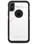 Nuetral Gray and White Marble Surface - iPhone X OtterBox Case & Skin Kits