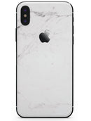 Nuetral Gray and White Marble Surface - iPhone X Skin-Kit