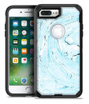Ocean Blue Textured Marble - iPhone 7 Plus/8 Plus OtterBox Case & Skin Kits
