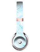 Ocean Blue Textured Marble Full-Body Skin Kit for the Beats by Dre Solo 3 Wireless Headphones