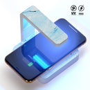 Ocean Blue Textured Marble UV Germicidal Sanitizing Sterilizing Wireless Smart Phone Screen Cleaner + Charging Station