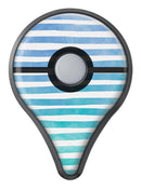 Ocean WaterColor Ombre Stripes Pokémon GO Plus Vinyl Protective Decal Skin Kit