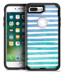Ocean WaterColor Ombre Stripes - iPhone 7 Plus/8 Plus OtterBox Case & Skin Kits