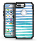 Ocean WaterColor Ombre Stripes - iPhone 7 Plus/8 Plus OtterBox Case & Skin Kits